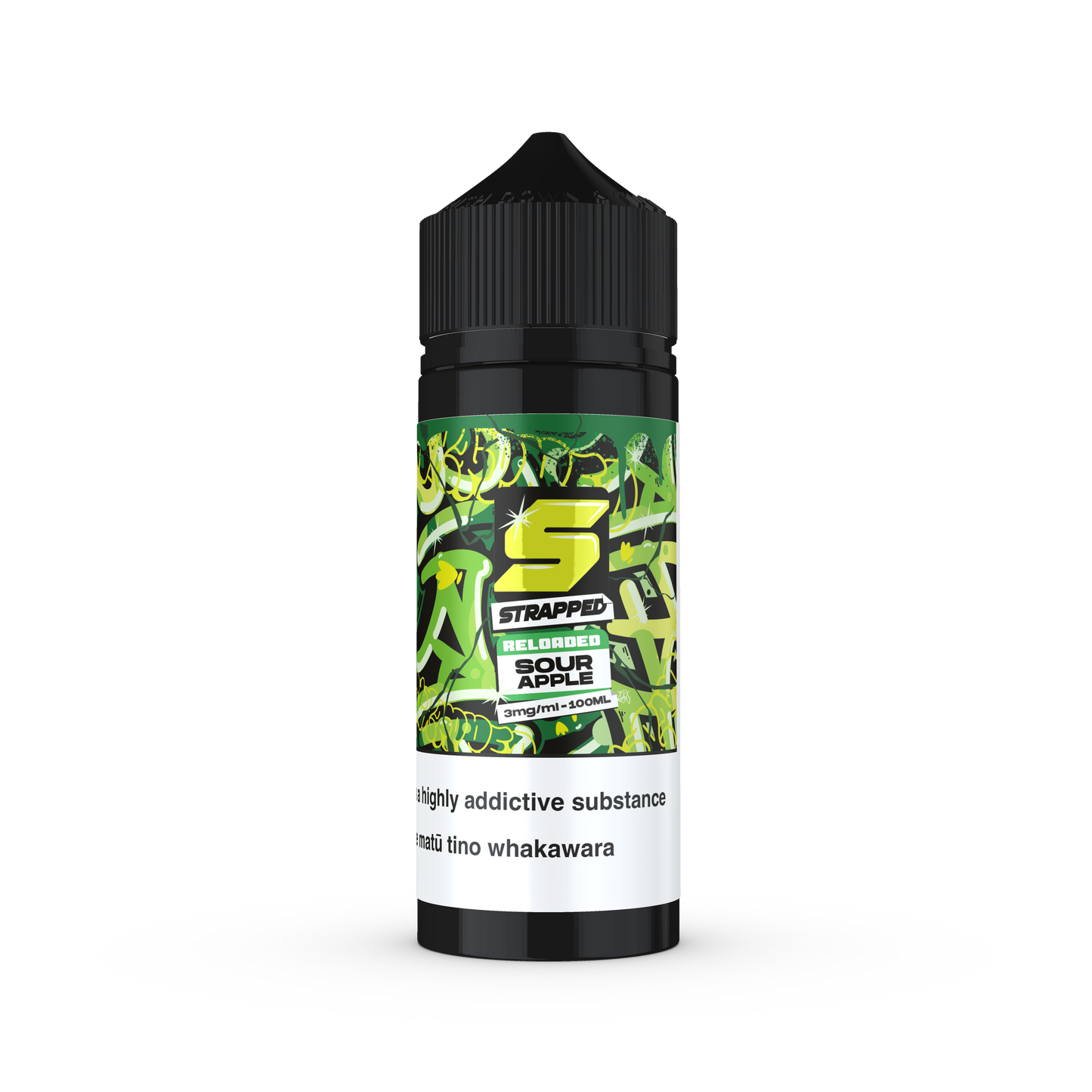 Strapped Reloaded - Sour Apple (100ml)