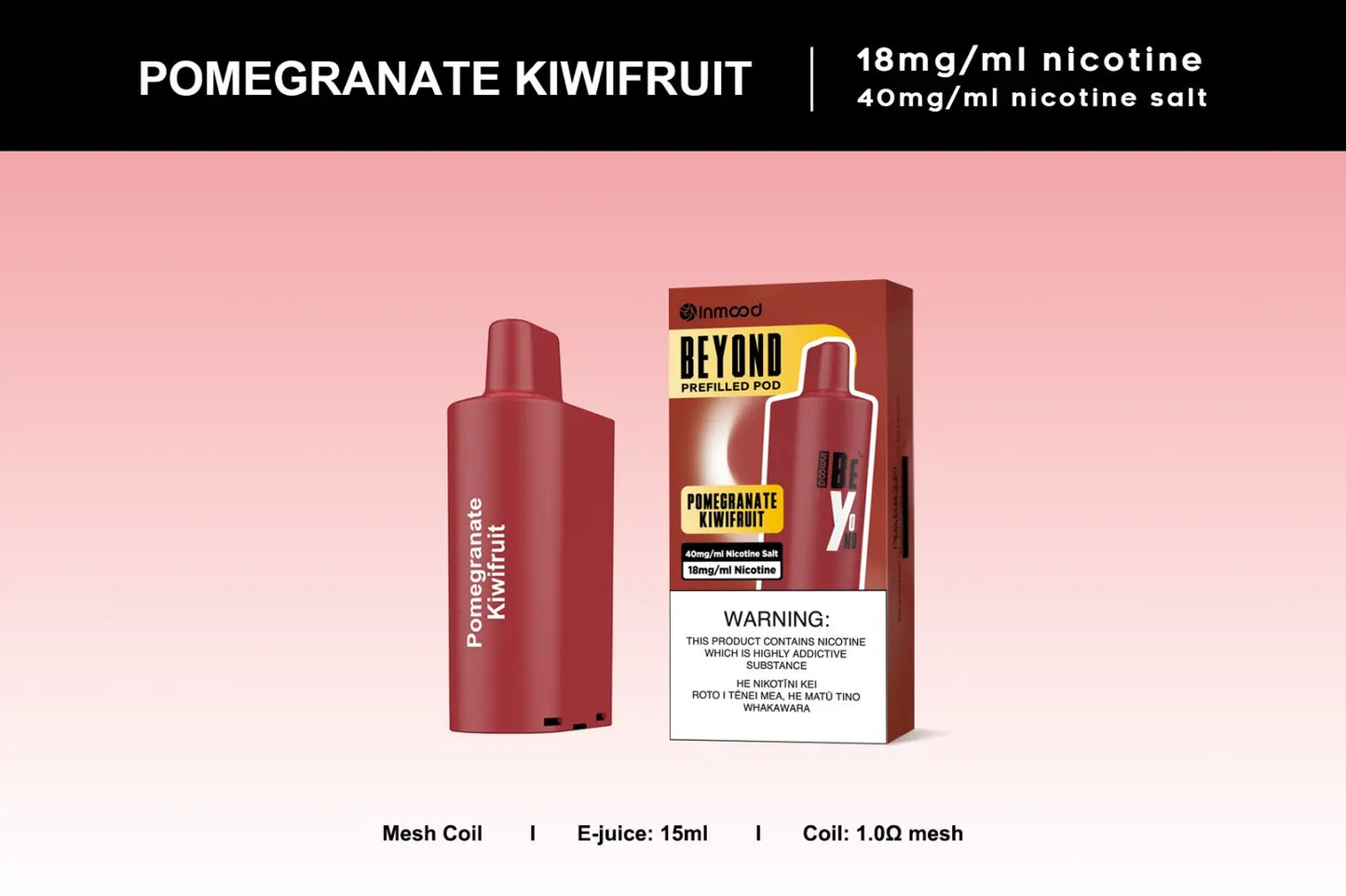 Inmood Beyond 12k Pod - Pomegranate Kiwifruit