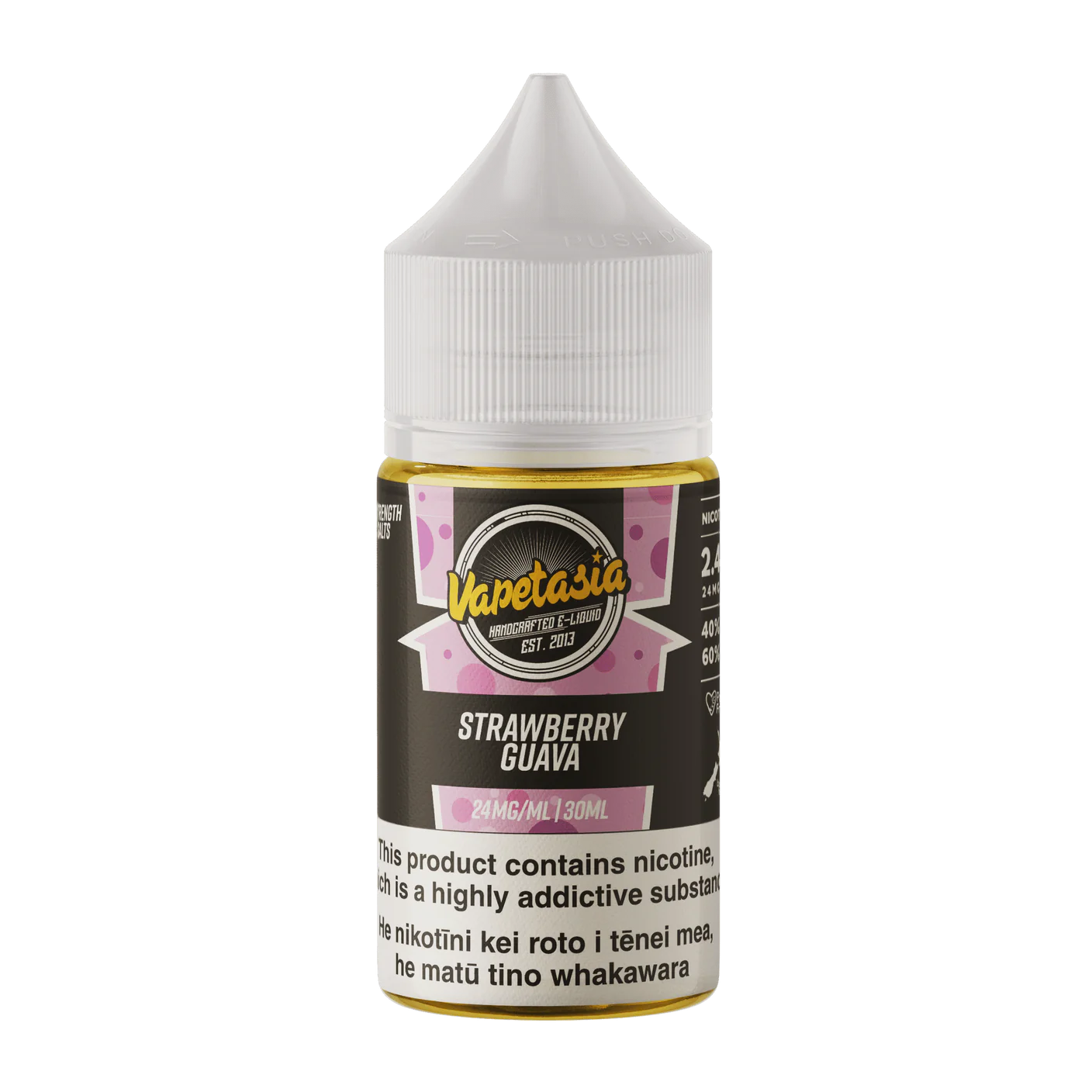 Vapetasia Salts - Strawberry Guava (30ml)