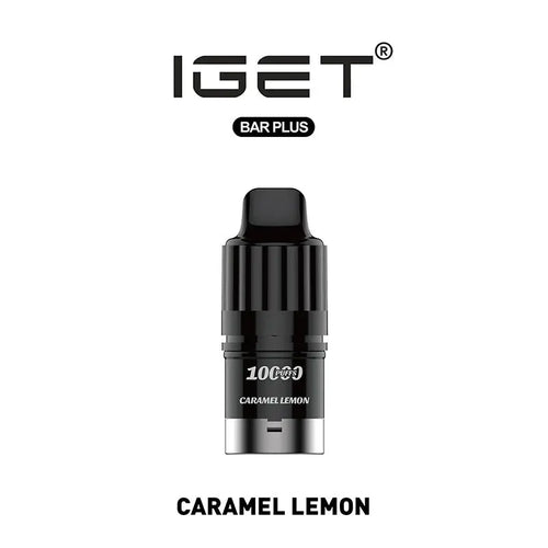 Buy your Caramel Lemon IGET Bar Plus Pod 10000 Puffs for $16.99 in Christchurch & Rangiora, Canterbury! Fast NZ delivery on all vape flavours. Shop now!
