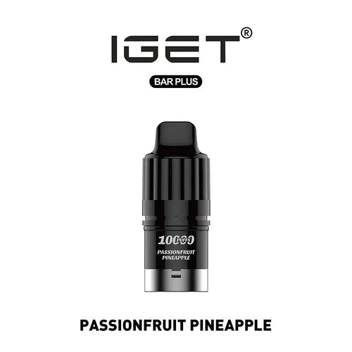 Passionfruit Pineapple IGET Bar Plus Pod 10000 Puffs for $16.99 in Christchurch & Rangiora, Canterbury!