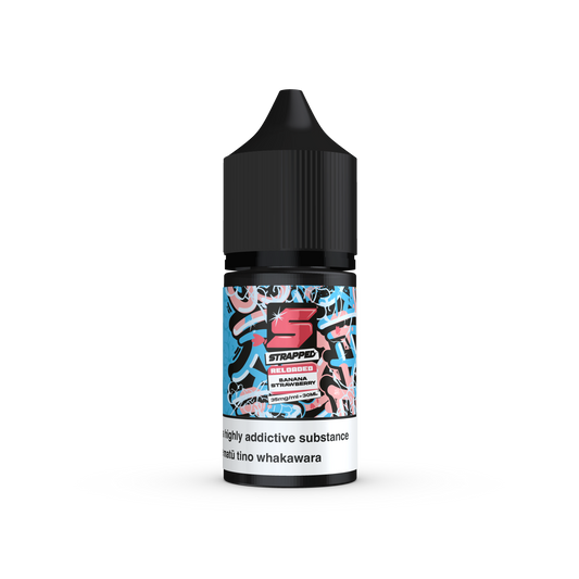 Strapped  Reloaded Salts - Banana Strawberry (30ml)
