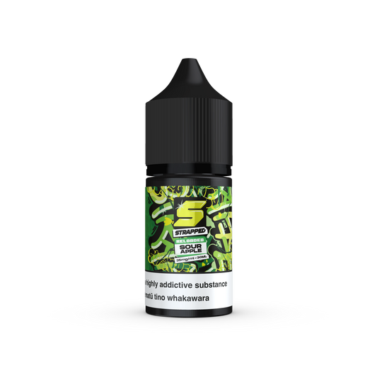 Strapped Reloaded Salts - Sour Apple (30ml)