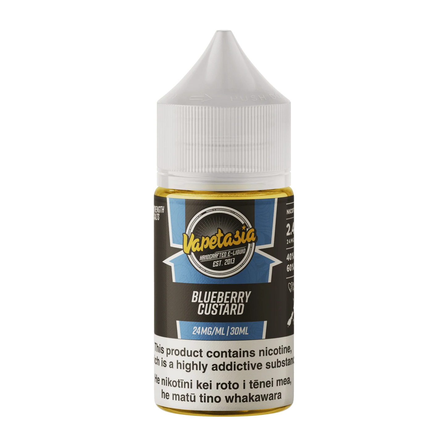 Vapetasia Salts - Blueberry Custard (30ml)
