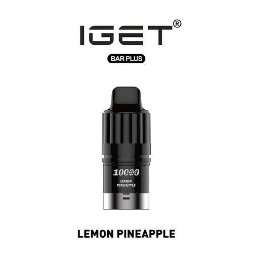 Buy your Lemon Pineapple IGET Bar Plus Pod 10000 Puffs for $16.99 in Christchurch & Rangiora, Canterbury! Fast NZ delivery on all vape flavours. Shop now!