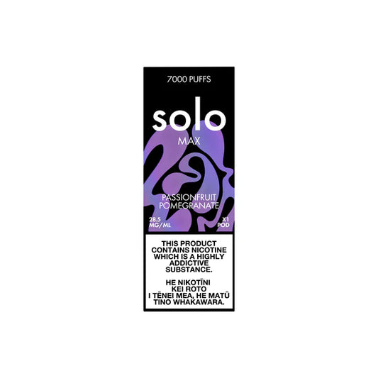 Solo Max Pod - Passionfruit Pomegranate