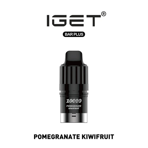 Buy your Pomegranate Kiwifruit IGET Bar Plus Pod 10000 Puffs for $16.99 in Christchurch & Rangiora, Canterbury! Fast NZ delivery on all vape flavours. Shop now!