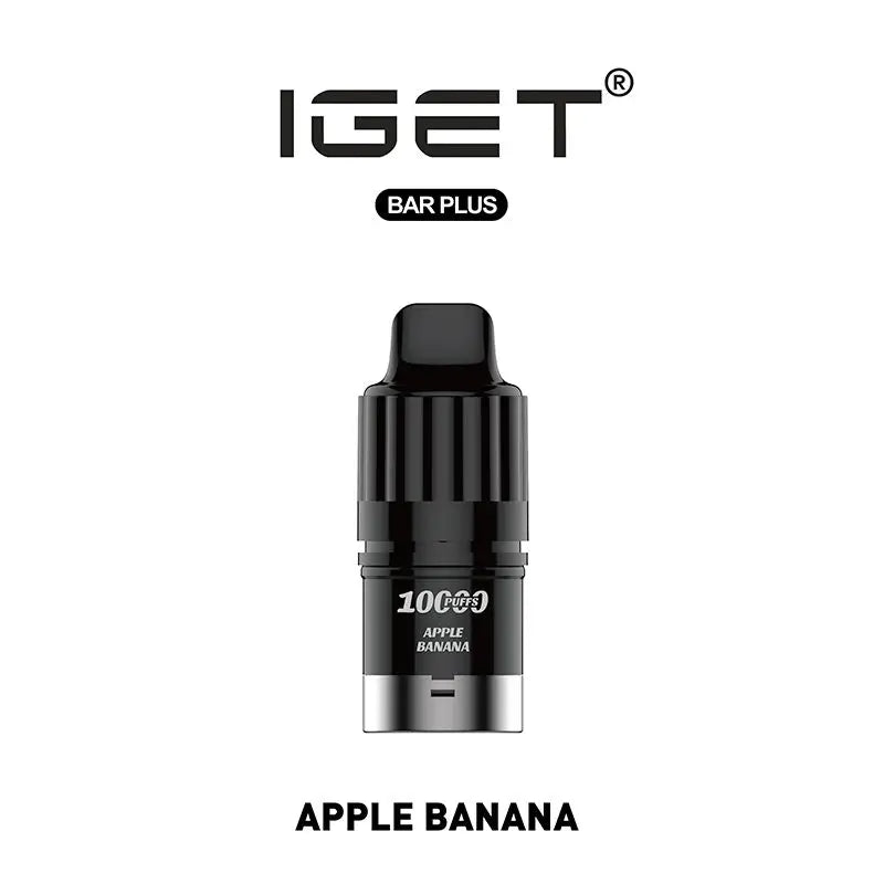 Apple Banana IGET Bar Plus Pod 10000 Puffs for $16.99 in Christchurch & Rangiora, Canterbury!