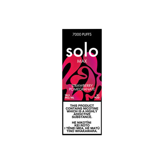 Solo Max Pod - Strawberry Pomegranate