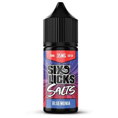 Six Licks Salts - Blueberry Raspberry (30ml)
