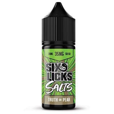 Six Licks Salts - Peach (30ml)