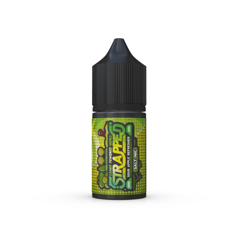 Strapped Reloaded Salts - Sour Apple (30ml)